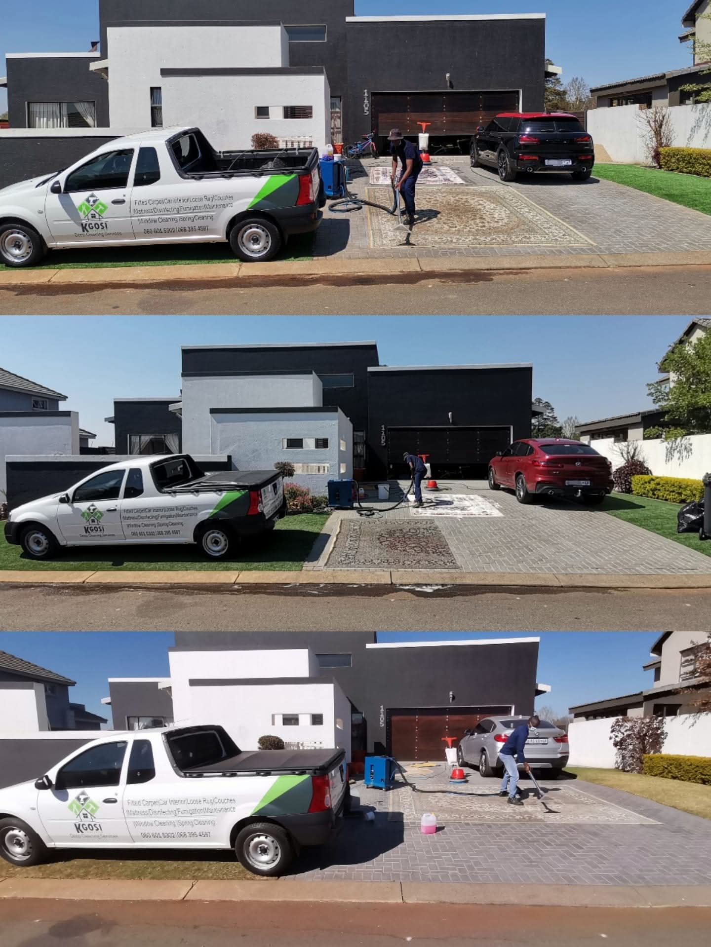 Kgosi Kreations on-site at a private residence