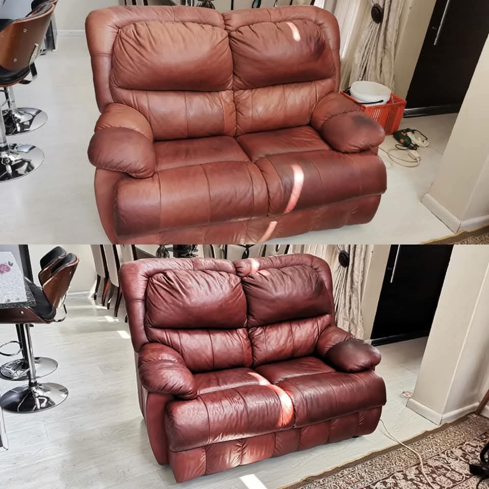 Leather restoration